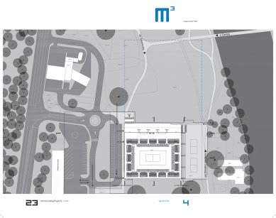 Architektonická soutěž na Centrum halových sportů - 3. místo