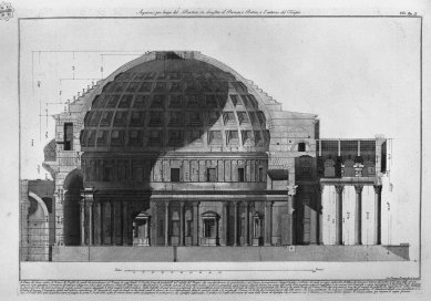 Tadao Ando : Materiály, geometrie a příroda - Pantheon v Římě