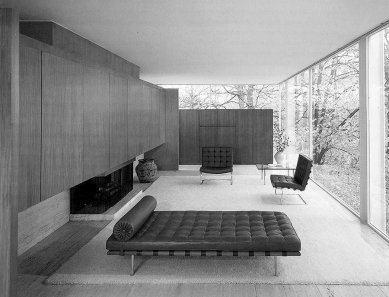 Tadao Ando : Agónie utkvělé myšlenky - potíž s vytrvalostí - Ludwig Mies van der Rohe :  Edith Farnsworth House, Plano, 1951 