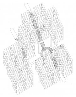 Tadao Ando : Síla nerealizované vize - Tadao Ando : Projekt bytového domu Okamoto, Kobe 1976