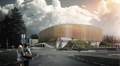 Architektonická soutěž na Centrum halových sportů - 4. místo - foto: SIAL architekti a inženýři spol. s r.o.