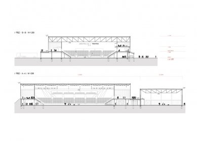 Architectural competition for the Indoor Sports Center - 4th place - foto: SIAL architekti a inženýři spol. s r.o.