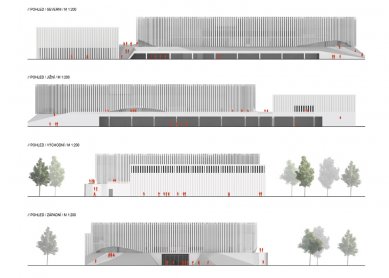 Architectural competition for the Indoor Sports Center - 4th place - foto: SIAL architekti a inženýři spol. s r.o.