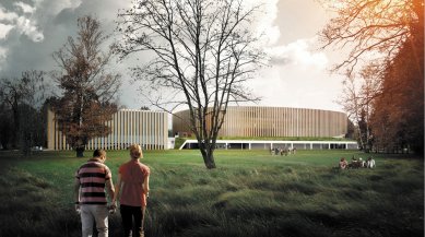 Architectural competition for the Indoor Sports Center - 4th place - foto: SIAL architekti a inženýři spol. s r.o.