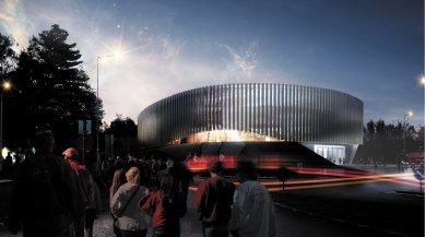 Architectural competition for the Indoor Sports Center - 4th place - foto: SIAL architekti a inženýři spol. s r.o.