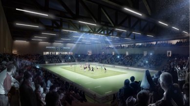 Architectural competition for the Indoor Sports Center - 4th place - foto: SIAL architekti a inženýři spol. s r.o.