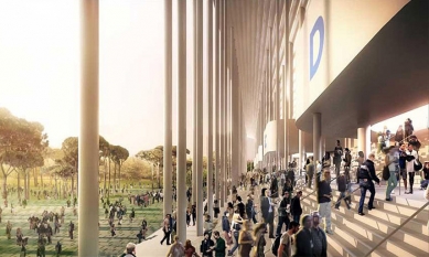 V Bordeaux se začal stavět fotbalový stadion od H&deM