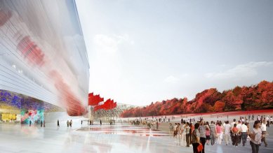 Nouvel se v návrhu pekingského NAMOC inspiroval kaligrafií - foto: Ateliers Jean Nouvel & BIAD