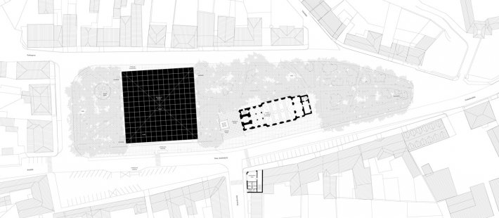 Revitalization of Smiřických Square in Kostelec nad Černými lesy - competition results - 1. price : Proposal No. 4