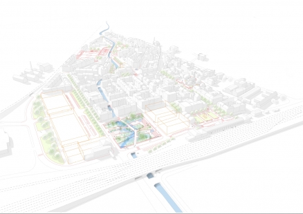 Revitalization of Podmokly in Děčín - competition results - 3rd prize