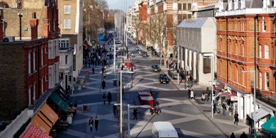 Dvě výstavy na téma veřejného prostoru v GJF - Úprava Exhibiton Road, Londýn, 2011 - foto: Královský obvod Kensington a Chelsea