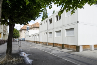 Přiznaná modularita a kontejnerovost - Základní škola, Ženeva Švýcarsko