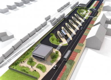 Nový Bydžov staví nový autobusový terminál za 39 milionů