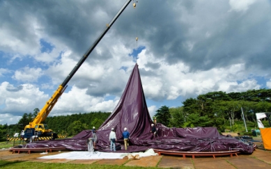 V Japonsku otevřou první nafukovací koncertní síň na světě - foto: Lucerne Festival Ark Nova 2013