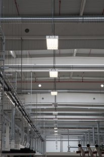 Modern design of a manufacturing plant