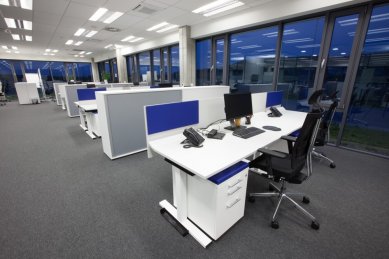 Modern design of a manufacturing plant