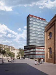 The multifunctional Dorn building across from Vaňkovka is set to rise in Brno within two years - foto: RAW