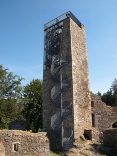 At Orlík Castle in Humpolec, a lookout tower may be built