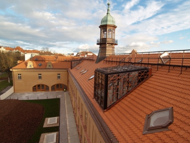 Roof glazing - attractive and economical - Atypical pivoting roof windows Solara, Prague Vršovický zámeček