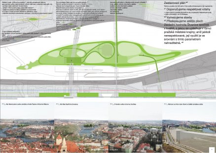 Proposal for the utilization and development of the Štvanice Island area in Prague - competition results - 2. price: RKAW s.r.o.