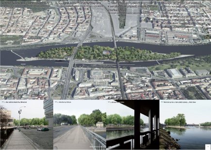 Proposal for the utilization and development of the Štvanice Island area in Prague - competition results - 2. price: RKAW s.r.o.