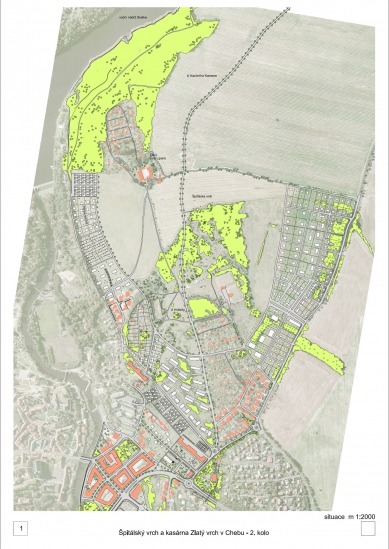 Špitálský vrch a kasárna Zlatý vrch v Chebu – výsledky soutěže - Odměna: SIAL architekti a inženýři spol. s r.o.