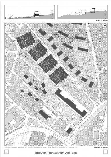 Špitálský vrch and Zlatý vrch Barracks in Cheb – competition results - Reward: SIAL architects and engineers Ltd.