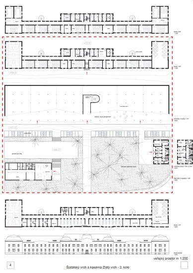 Špitálský vrch a kasárna Zlatý vrch v Chebu – výsledky soutěže - Odměna: SIAL architekti a inženýři spol. s r.o.