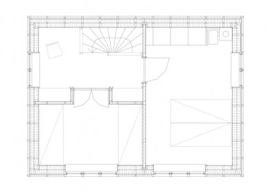 Letní dům v Nannberga od General Architecture - Půdorys patra - foto: General Architecture