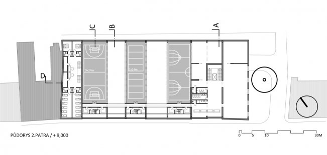 Ještěd in the Cage 11 - nomination - Jiří Gulbis (1st year master's) - Sports Hall Roudnice nad Labem