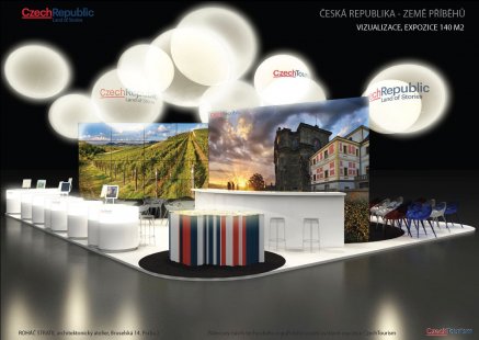 New exhibitions of the CzechTourism agency - competition results - foto: 1. cena: Roháč Stratil s.r.o.