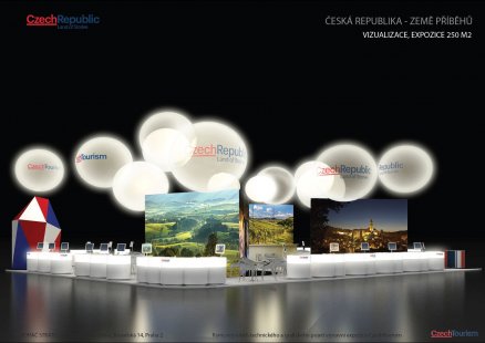 New exhibitions of the CzechTourism agency - competition results - foto: 1. cena: Roháč Stratil s.r.o.