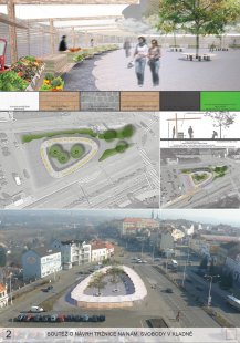 Tržnice na náměstí Svobody v Kladně – výsledky soutěže - Čestné uznání - foto: Ing.arch. Jan Kačer, Ing.arch. Adam Windsor