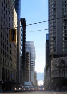 Mrakodrap ve Vancouveru od Harryho Guggera - foto: Harry Gugger Studio