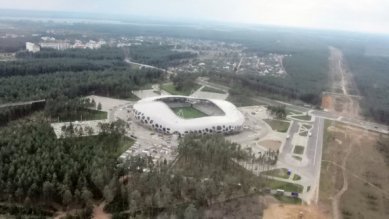 Dokončení fotbalového stadionu v Bělorusku od OFIS arhitekti - foto: OFIS architekti