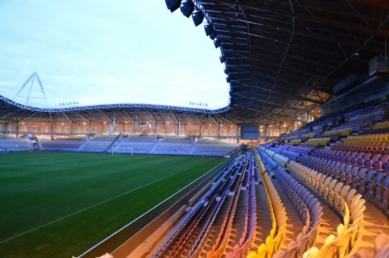 Dokončení fotbalového stadionu v Bělorusku od OFIS arhitekti - foto: OFIS architekti
