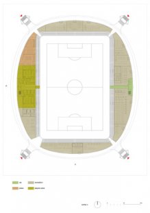 Dokončení fotbalového stadionu v Bělorusku od OFIS arhitekti - foto: OFIS architekti