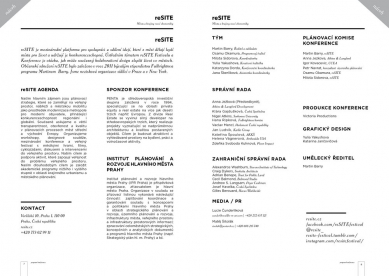 reSITE 2014: Podrobnější informace k programu konference