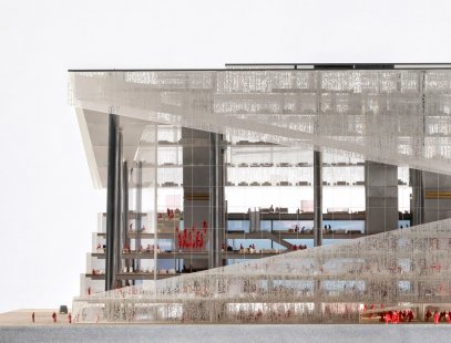 New headquarters of the publisher Springer in Berlin - competition projects - foto: Proposal from OMA. Image Courtesy of Axel Springer SE