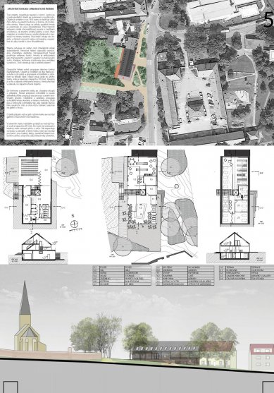 Community Center Hloubětínská 55 - competition results - 3rd prize – proposal no. 54 - foto: Petr Synovec, Martin Josek, Jakub Sládeček, Eduard Sojka – Praha / Česká republika