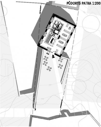 Komunitní centrum Hloubětínská 55 - výsledky soutěže - Odměna – návrh č. 28 - foto: Ing. arch. Ondřej Dvořák, Ph.D., Ing. arch. Jiří Matys – Praha / Česká republika