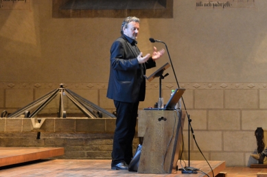 K přednášce Giona Caminady v Betlémské kapli - foto: Petr Šmídek, 2014