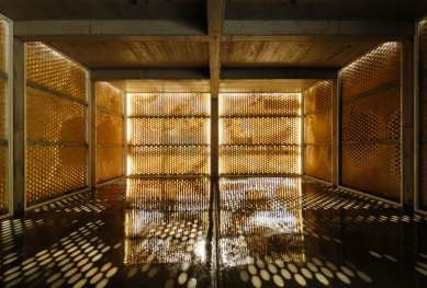 Insights from the working group with Fabio Gramazio and Toni Kotnik - The facade of the Gantenbein winery, Fläsch, Switzerland 2006 - foto: © Ralph Feiner