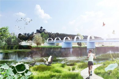 VÝSLEDKY mezinárodní urbanistické soutěže Trenčín – město na řece - 1.cena - Mandaworks AB + Hosper Sweden AB / Stockholm (Švédsko)