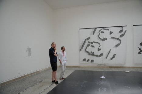 Opening of the exhibition 2x100 million m² at La Biennale di Venezia 2014