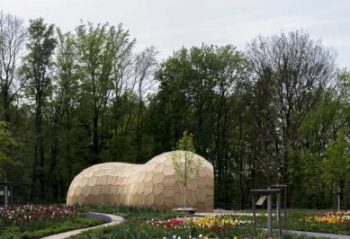 Výstavní pavilon Zemské zahradní přehlídky ve Švábském Gmundu - foto: ICD/ITKE