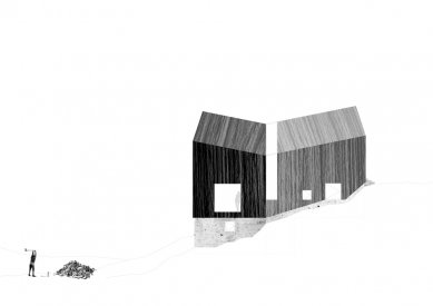 Rodinný dům ve Skotsku od Raw Architecture - Severní pohled - foto: Raw Architecture Workshop