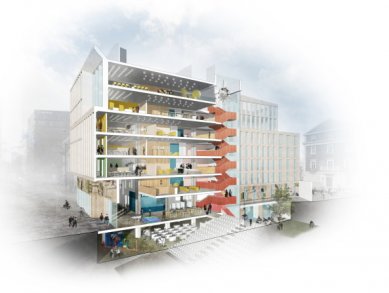Rozšíření školy architektury Bartlett v Londýně od Hawkins\Brown - foto: Hawkins\Brown