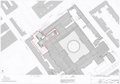 Rozšíření Britského muzea v Londýně od Richarda Rogerse - Situace - foto: Rogers Stirk Harbour + Partners 