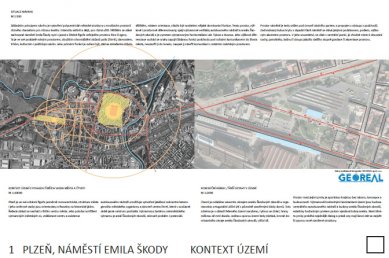 Plzeňské náměstí Emila Škody – výsledky urbanisticko-architektonické soutěže - 3. cena - návrh č. 6 - foto: Ing. arch. Jakub Smolka, Ing. arch. Vít Polák